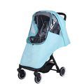 Universal waterproof baby stroller rain cover in pink, blue, or grey colour options