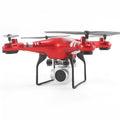 Black HD aerial photography drone with alloy construction and remote control handle