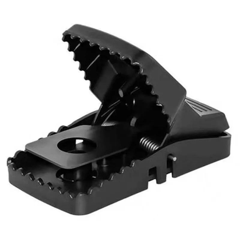 Indoor automatic mouse cage trap in metal and plastic construction with small medium large size options