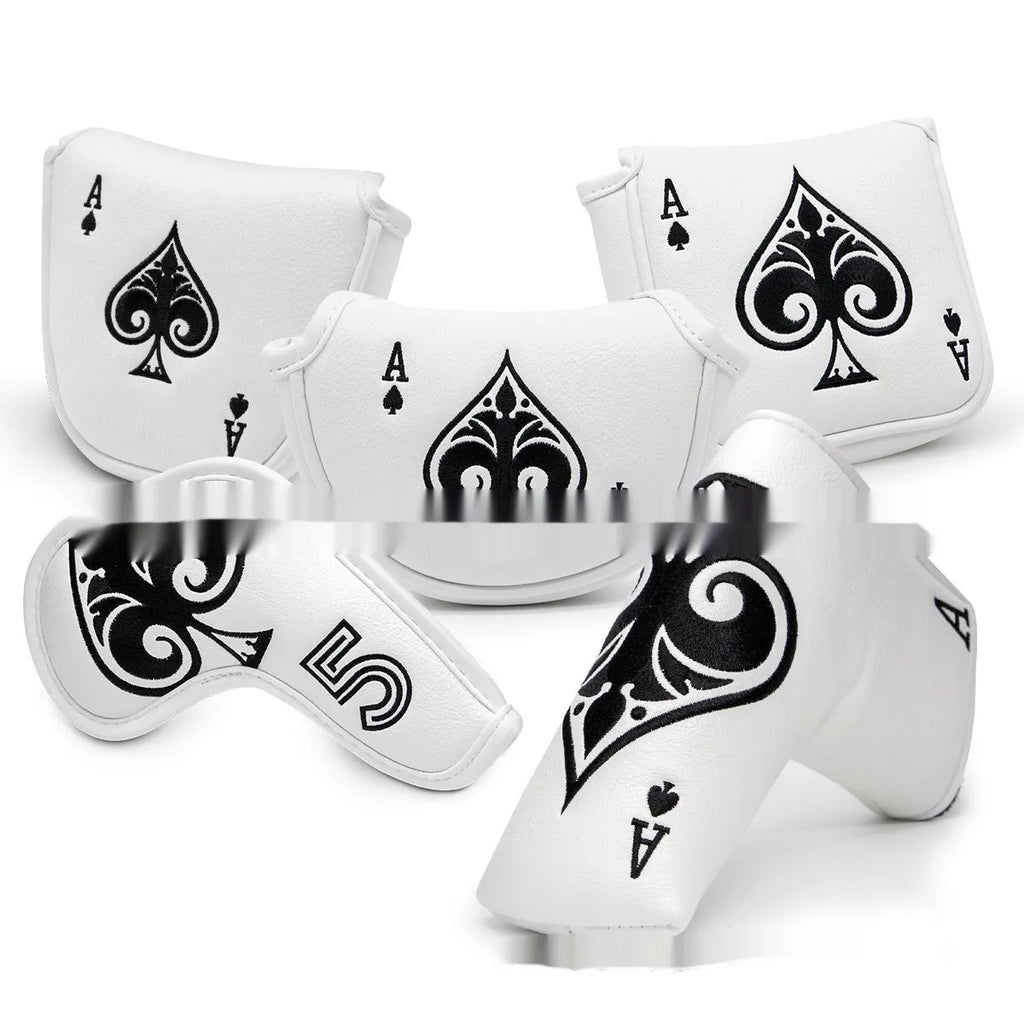 PU golf putter sleeve accessory in three colour options for club protection