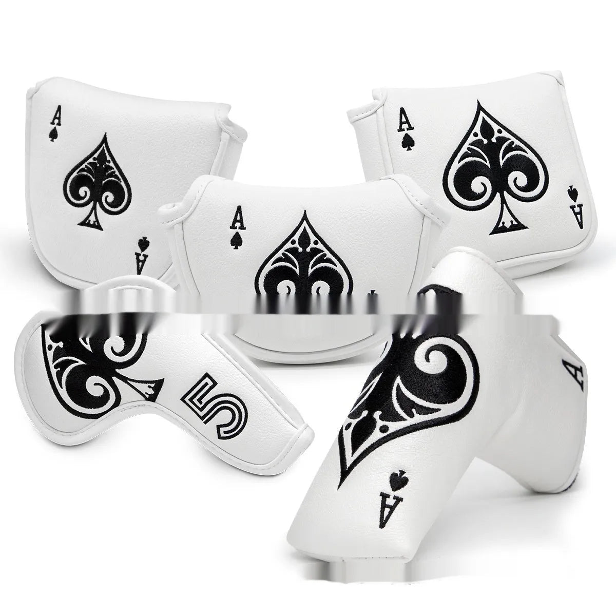 PU golf putter sleeve accessory in three colour options for club protection