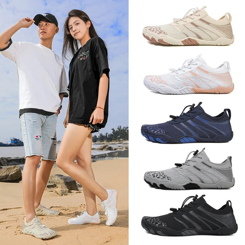 Lycra stretch fabric beach running shoes in multiple colours and sizes 36-46 for men and women