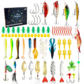 Metal Christmas Mino Bog themed 24-piece blind box fishing set in 01 style colour.