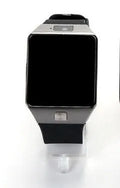 Smart watch with Bluetooth call function showing 1.44-inch touch screen and wrist strap in black, gold, silver grey, or white colour options