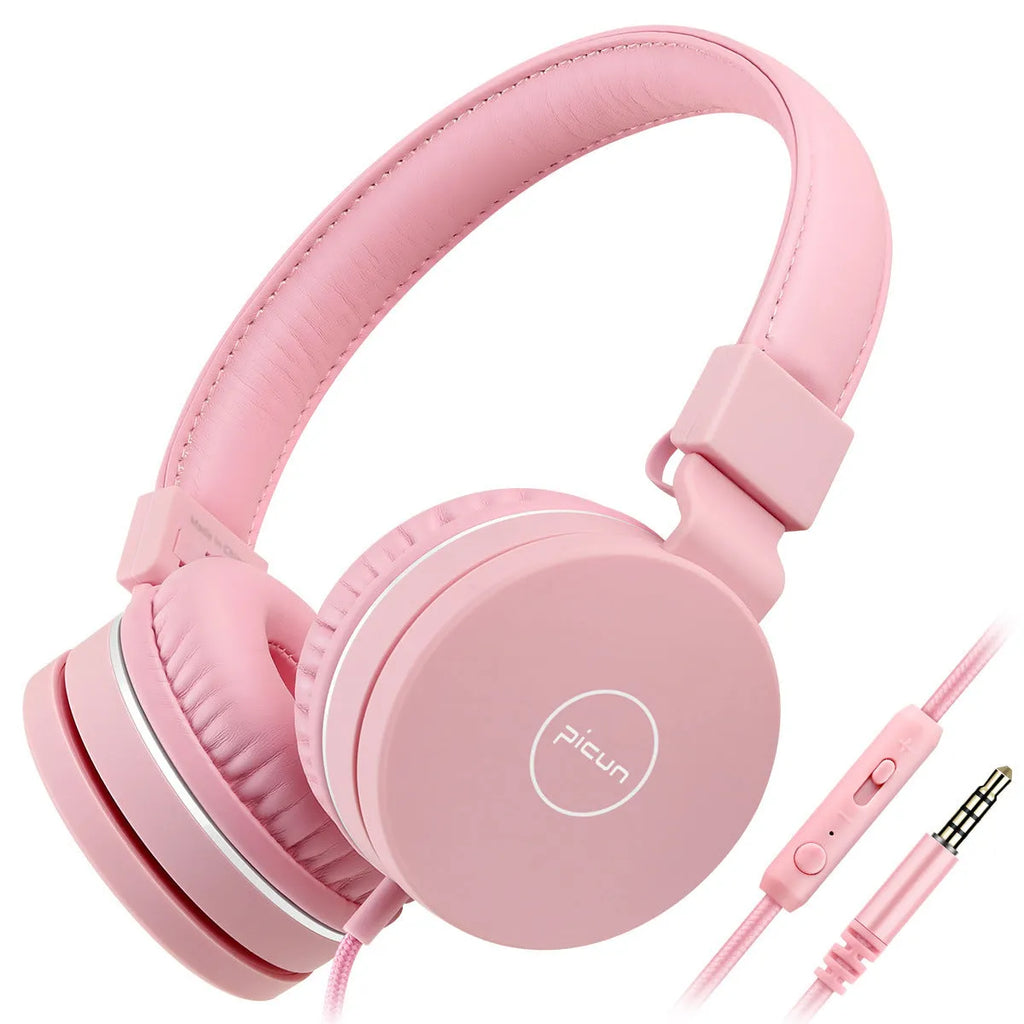 Wired over-ear gaming headset with microphone in mint green colour, showing braided cable and protein ear cushions.