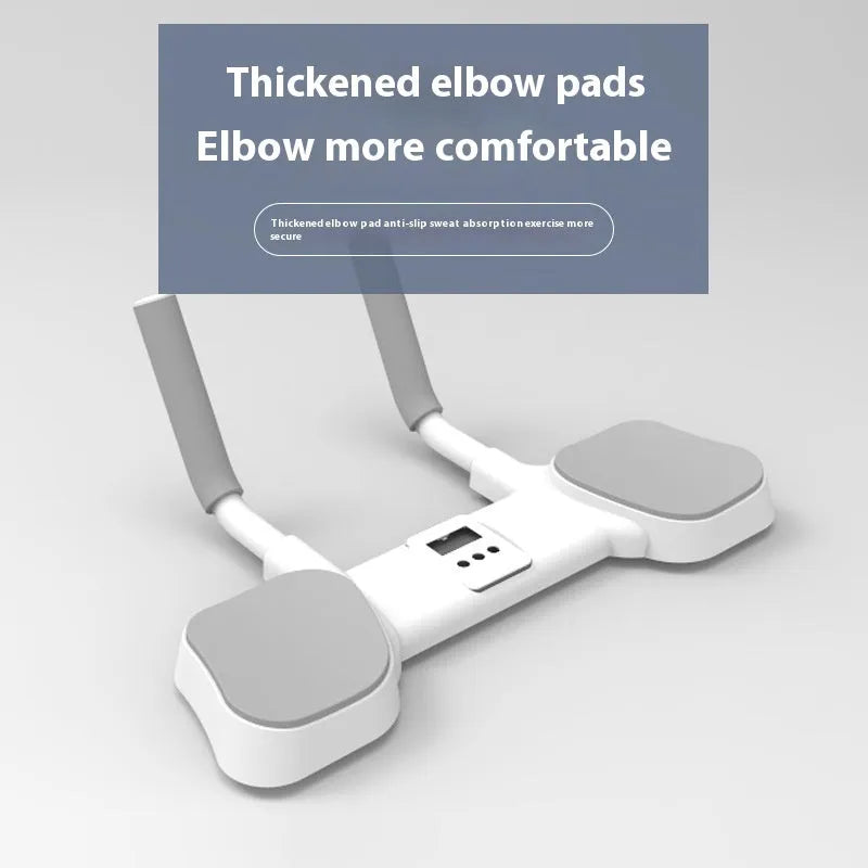 White aluminium alloy flat support trainer for home fitness exercises