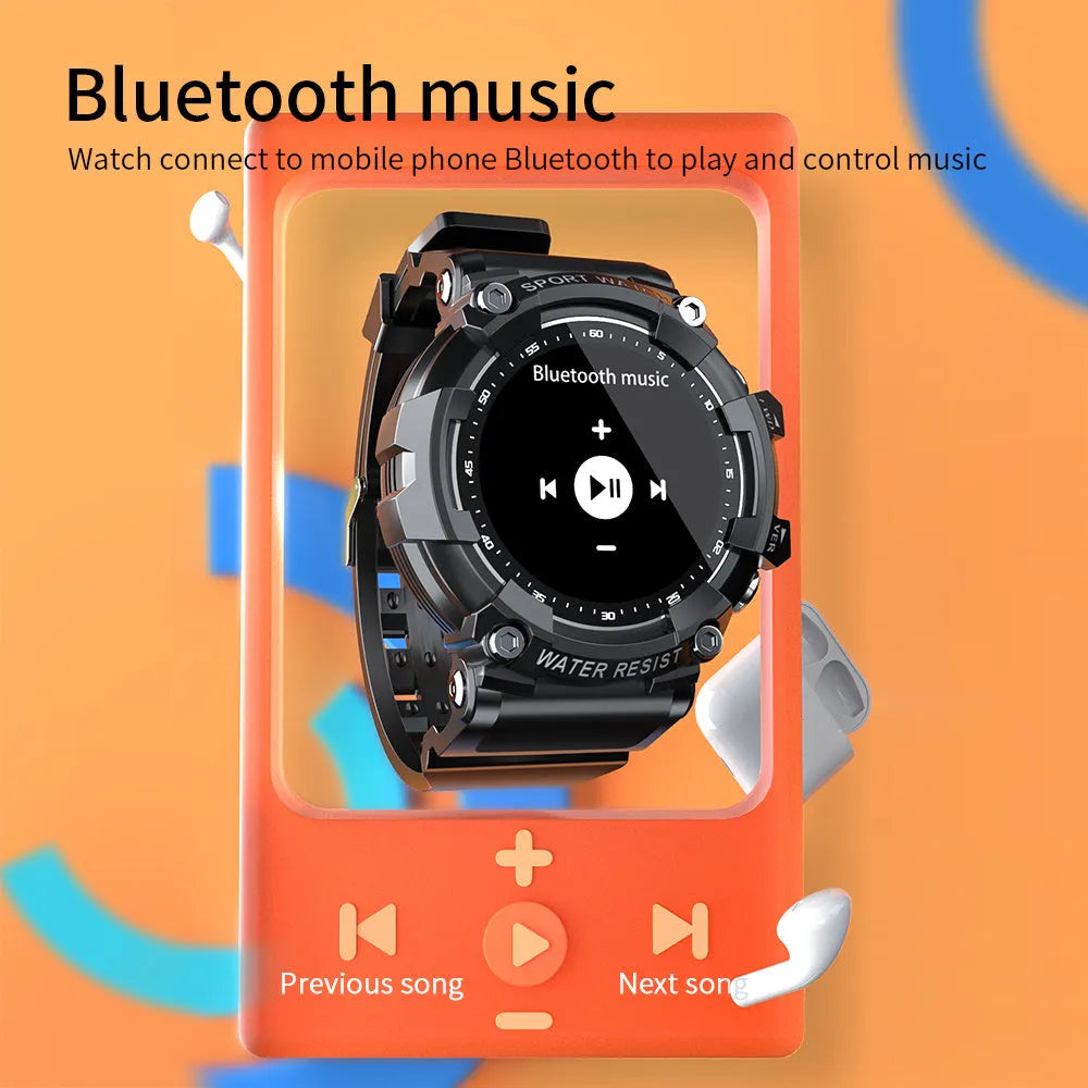 ATTACK 3 IP67 waterproof smart sports watch with round screen and TPU strap