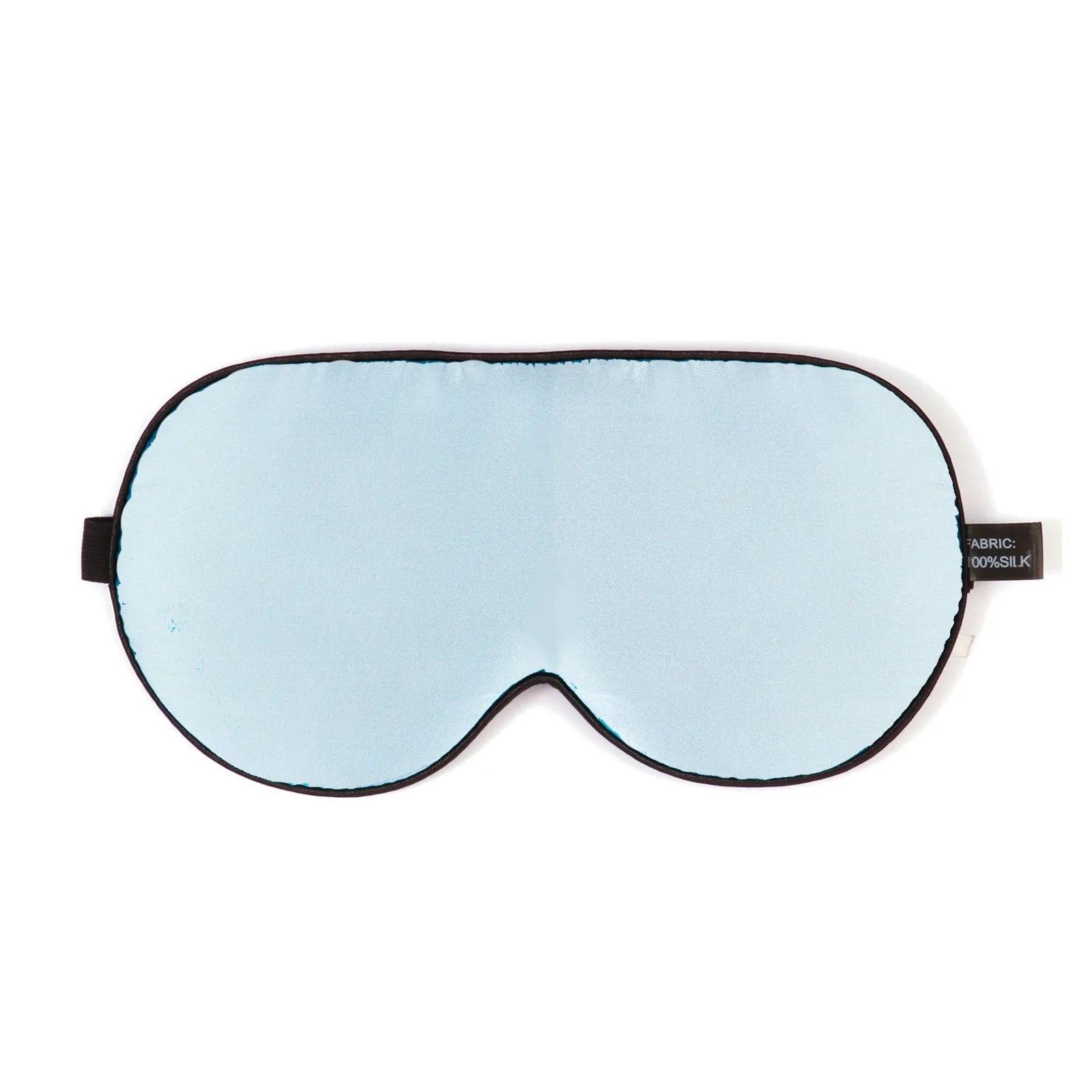 Double-sided mulberry silk eye mask with embroidered design in multiple colour options