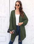 Women's loose acrylic sweater coat in free size with five colour options