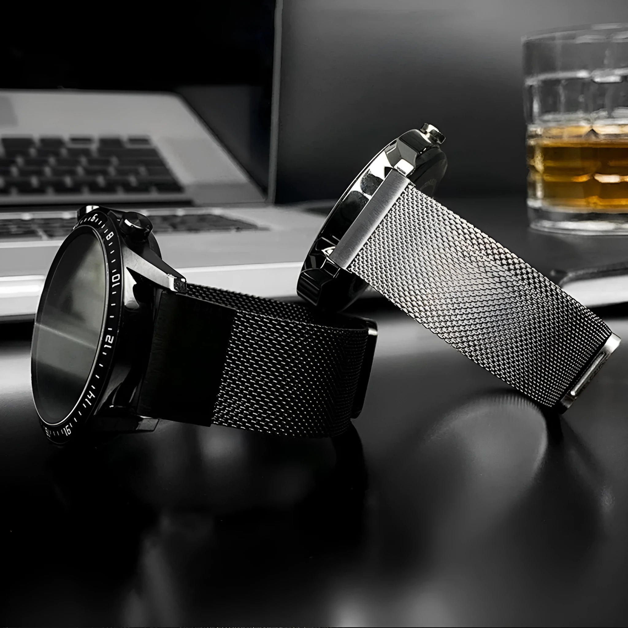 Stainless steel replacement watch strap for Garmin Fenix 7X 7Pro 6X 6 models in silver, black, gold, rose gold