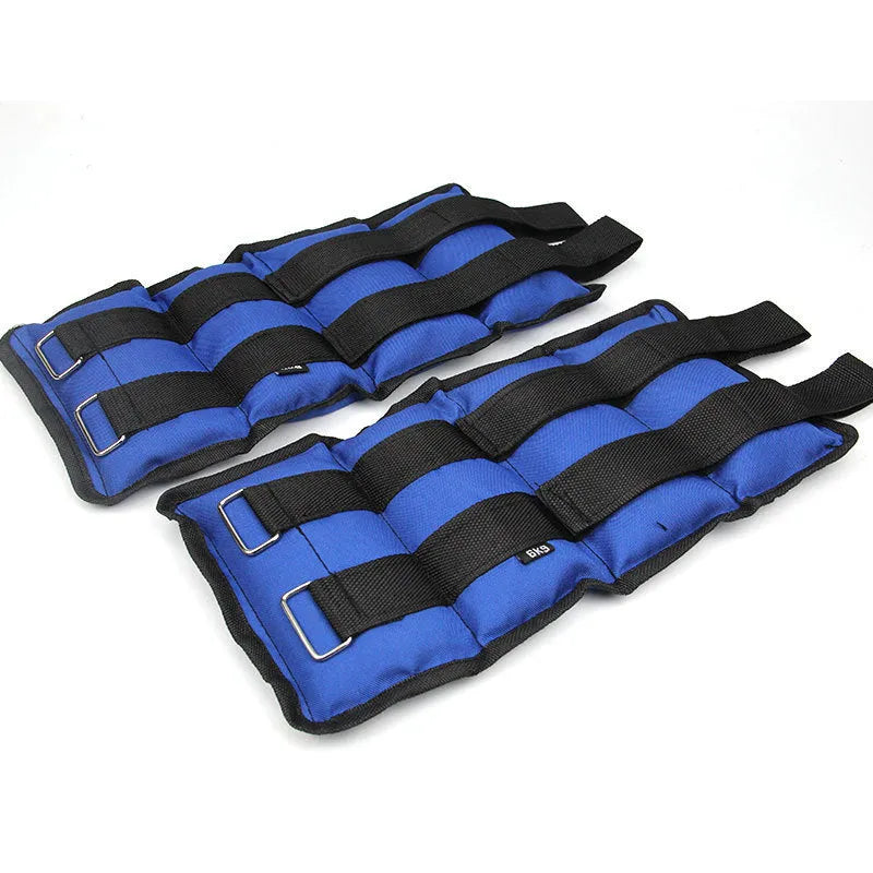 Track and field legging sandbags with Oxford cloth construction showing six weight options from 1kg to 6kg