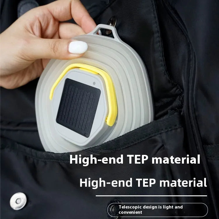 White camping lamp with large capacity lighting and lithium battery for tent illumination