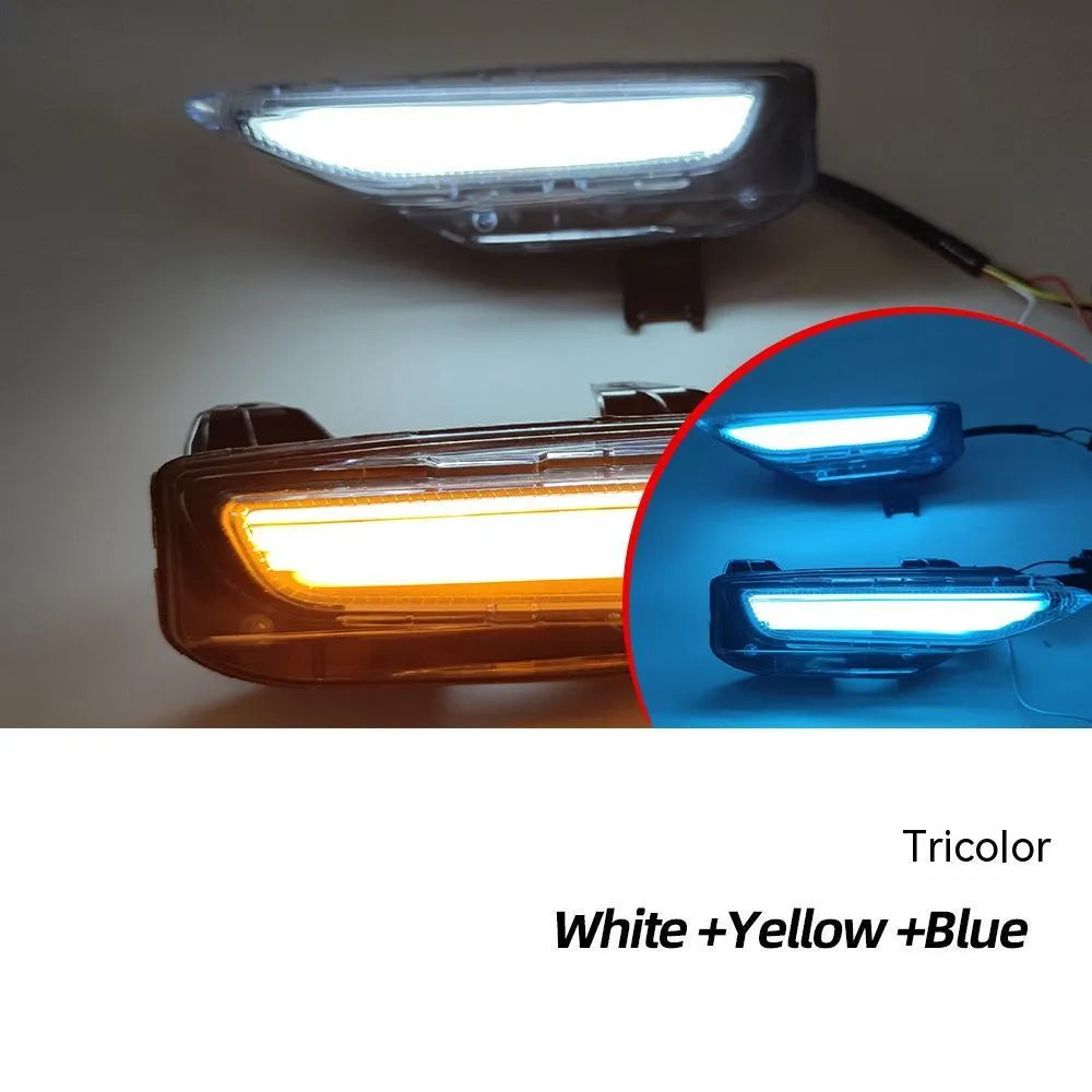 Infiniti Q50 Q70 front bumper LED fog lamp and daytime running light unit with ABS housing