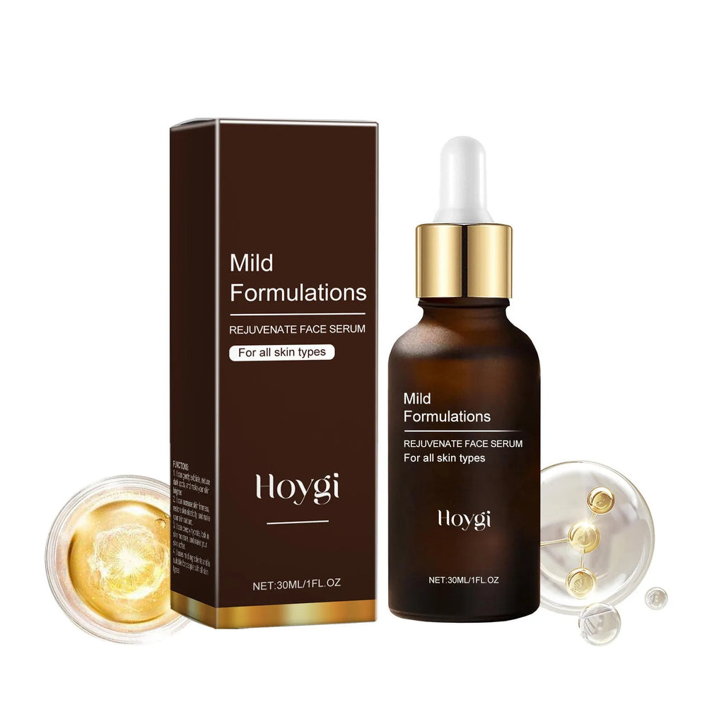 30ml bottle of facial skin care essence with arbutin, collagen, vitamin C, and hyaluronic acid.