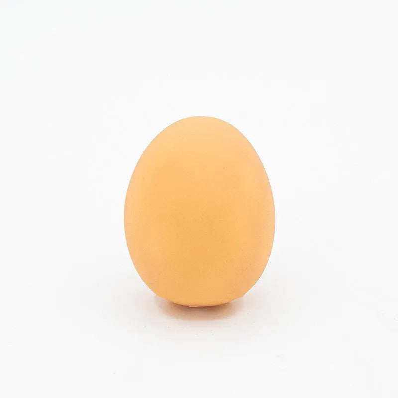 TPU simulation egg dog toy with sound feature for chewing and play