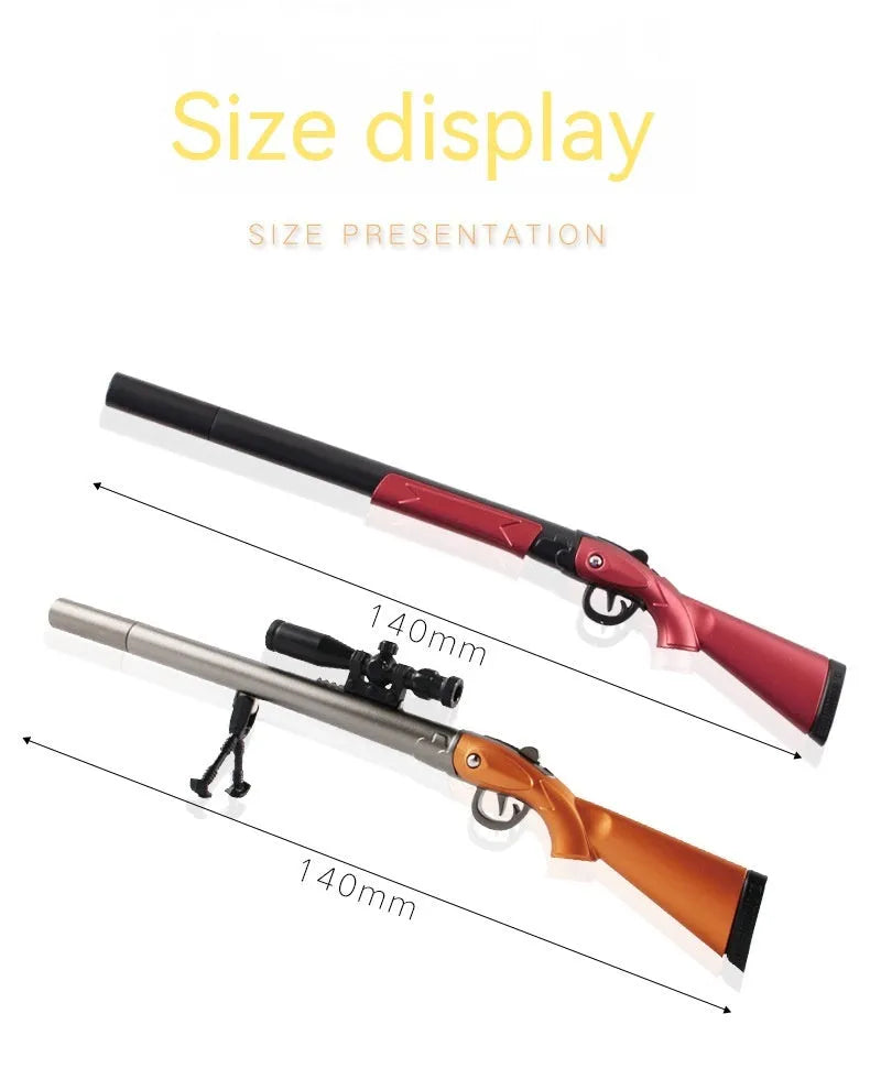 Chicken 98K Sniper Rifle creative modeling gel pen with plastic construction and 0.5mm tip