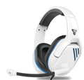 MH86 black and white esports gaming headset with microphone and 2m cable