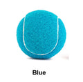 6.3cm bite-resistant rubber dog tennis ball in assorted colours including pink, blue, and green.