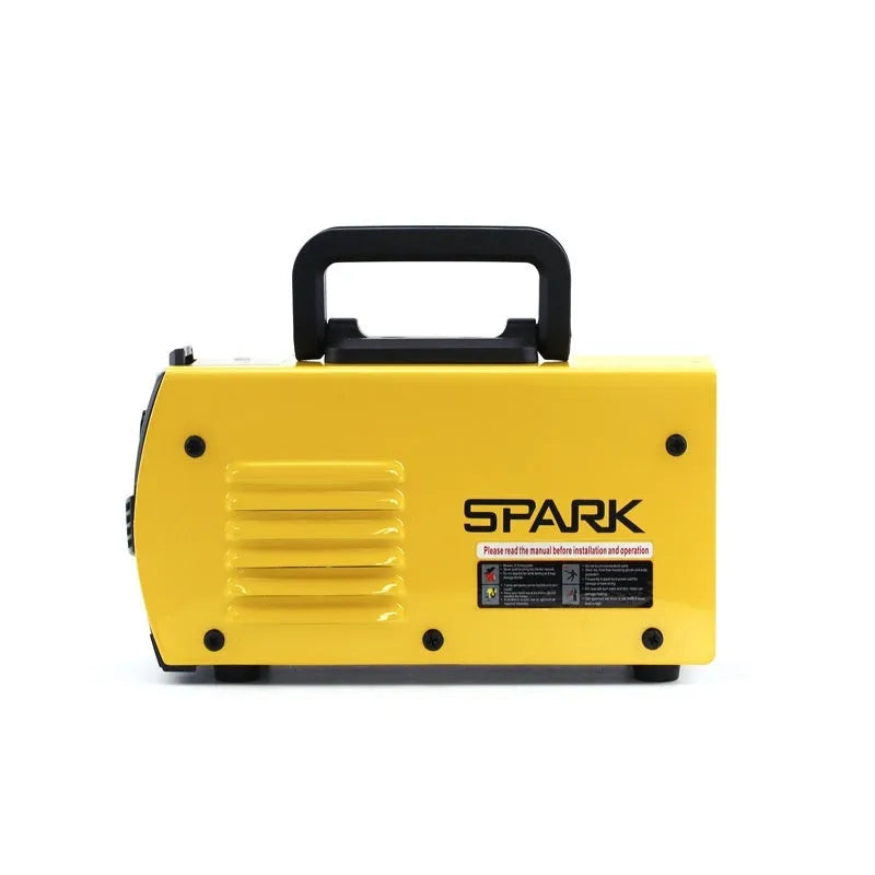 MMA-200MIN household DC welding machine with welding tongs, grounding clamp, face shield and brush hanger
