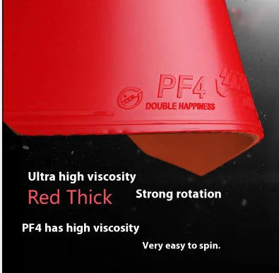 Fast Attack Sticky Classic-50 table tennis racket with anti-rubber surface in red or black colour options