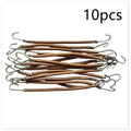 Wig double hook hair styling tools in three hair colours for secure wig fitting