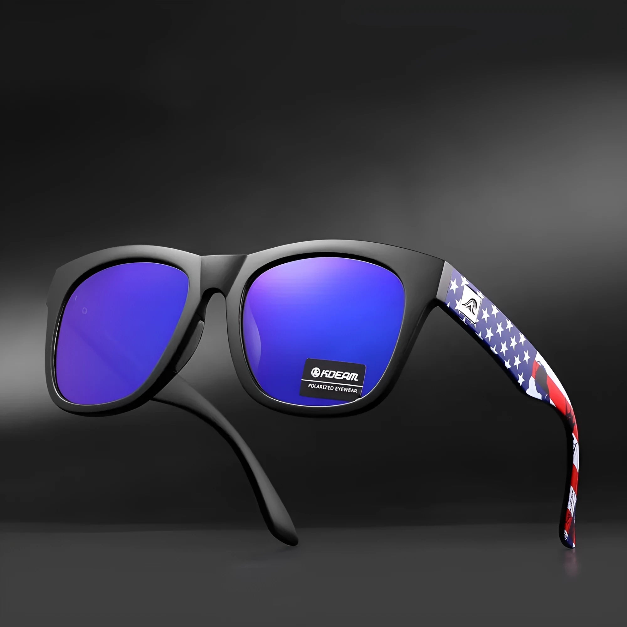 Polarised sunglasses with TAC lenses and PC frame for outdoor UV protection