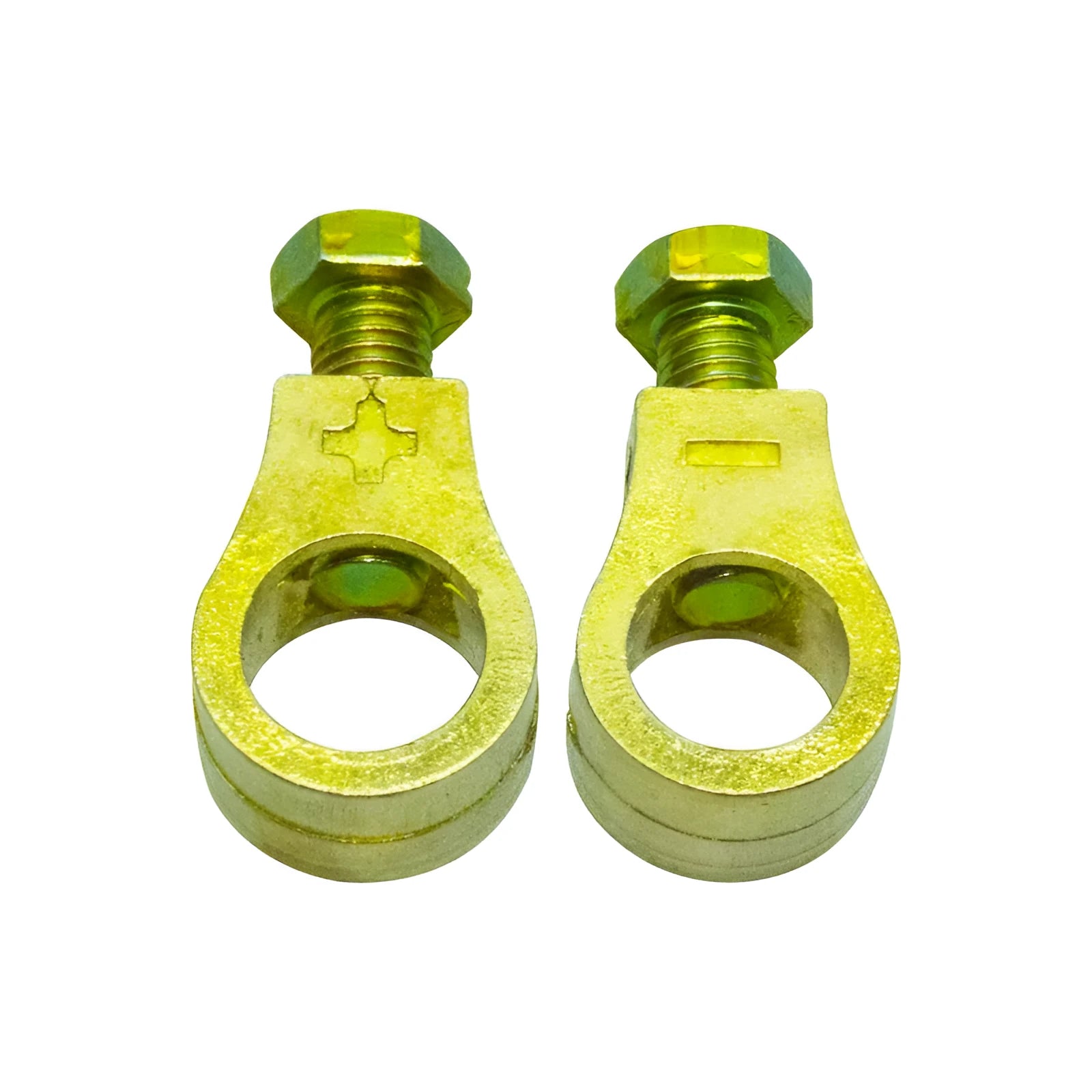 Copper automotive battery terminal clamp for car electrical connections