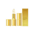 Gold foil lipstick tube with 3.5g nourishing formula containing hyaluronic acid and vitamin E