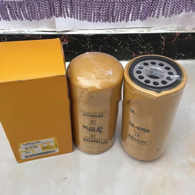 1R-0750 diesel fuel filter element with filter paper construction