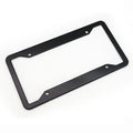 Stainless steel aluminium alloy licence plate frame in black, grey, silver and steel finishes