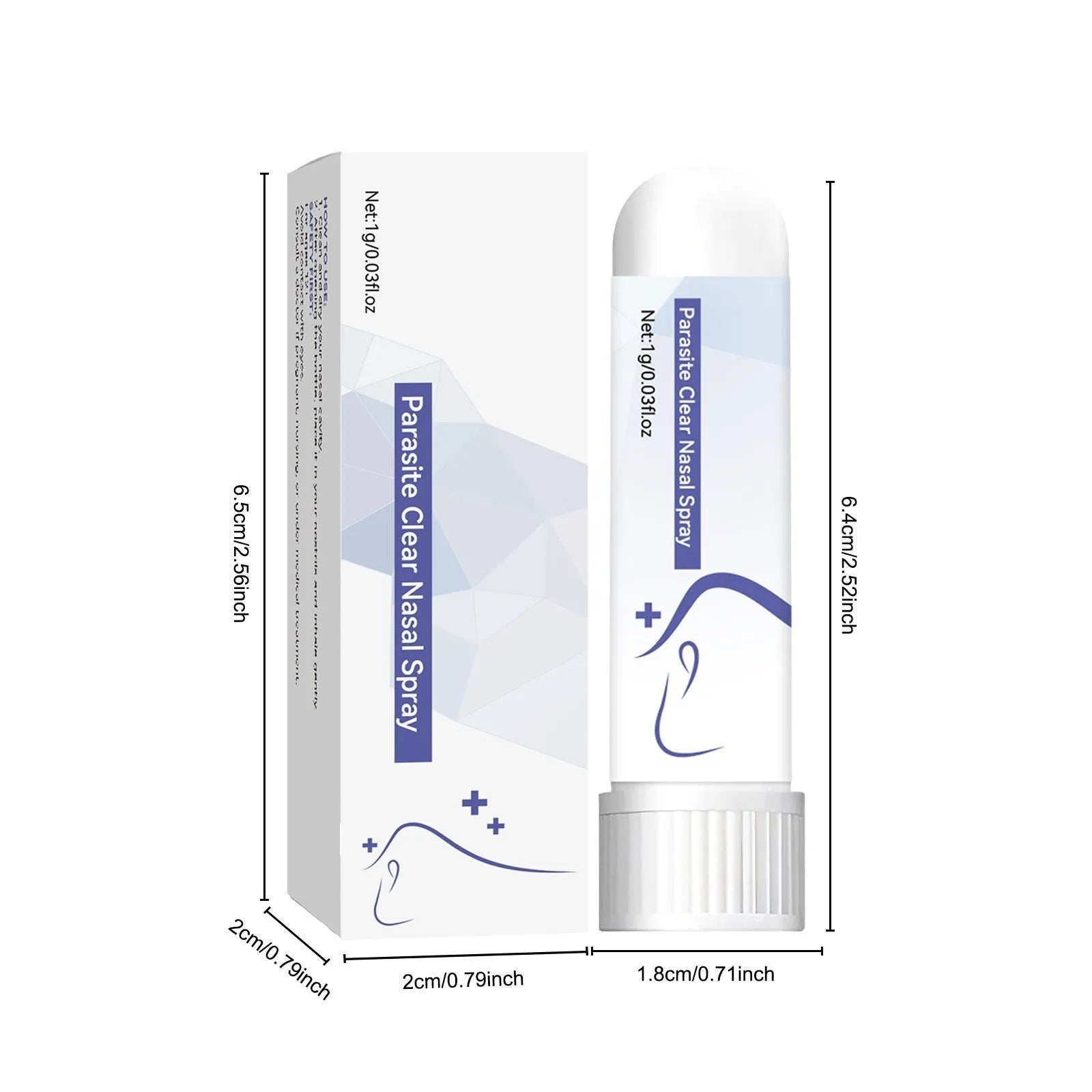Manual family nasal drainage plunger for sinus care with 1G weight