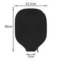 Black neoprene protective sleeve for a table tennis racket.