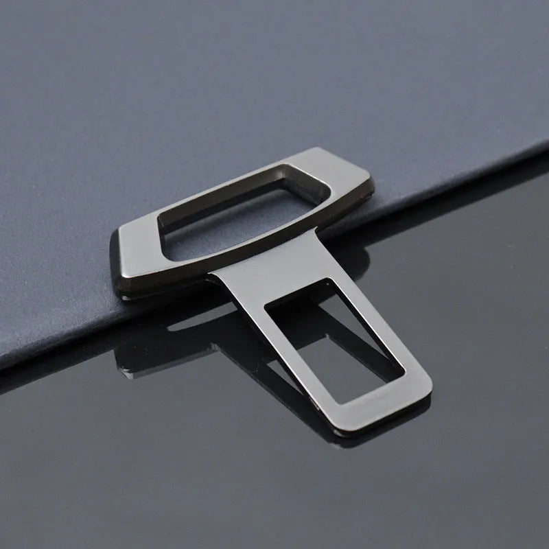 Metal car interior silencer insert shown in gold, matte black, and silver colour options