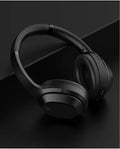 Black Gorsun E98 over-ear Bluetooth headphones with memory-protein cushions on headband.