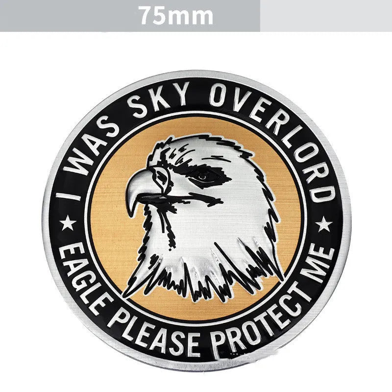 Aluminium car body sticker with animal motif designs for vehicle modification