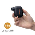 AS100 black electric bike pump with USB cable and waterproof storage bag
