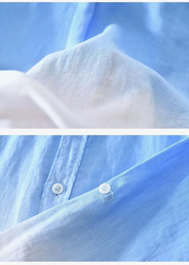 A dark blue loose fit casual top coat for teenagers on a hanger, showing the slim-fit silhouette.
