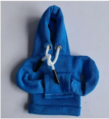 Cloth gear shift knob hoodie cover measuring 13cm by 8cm for car interior protection.
