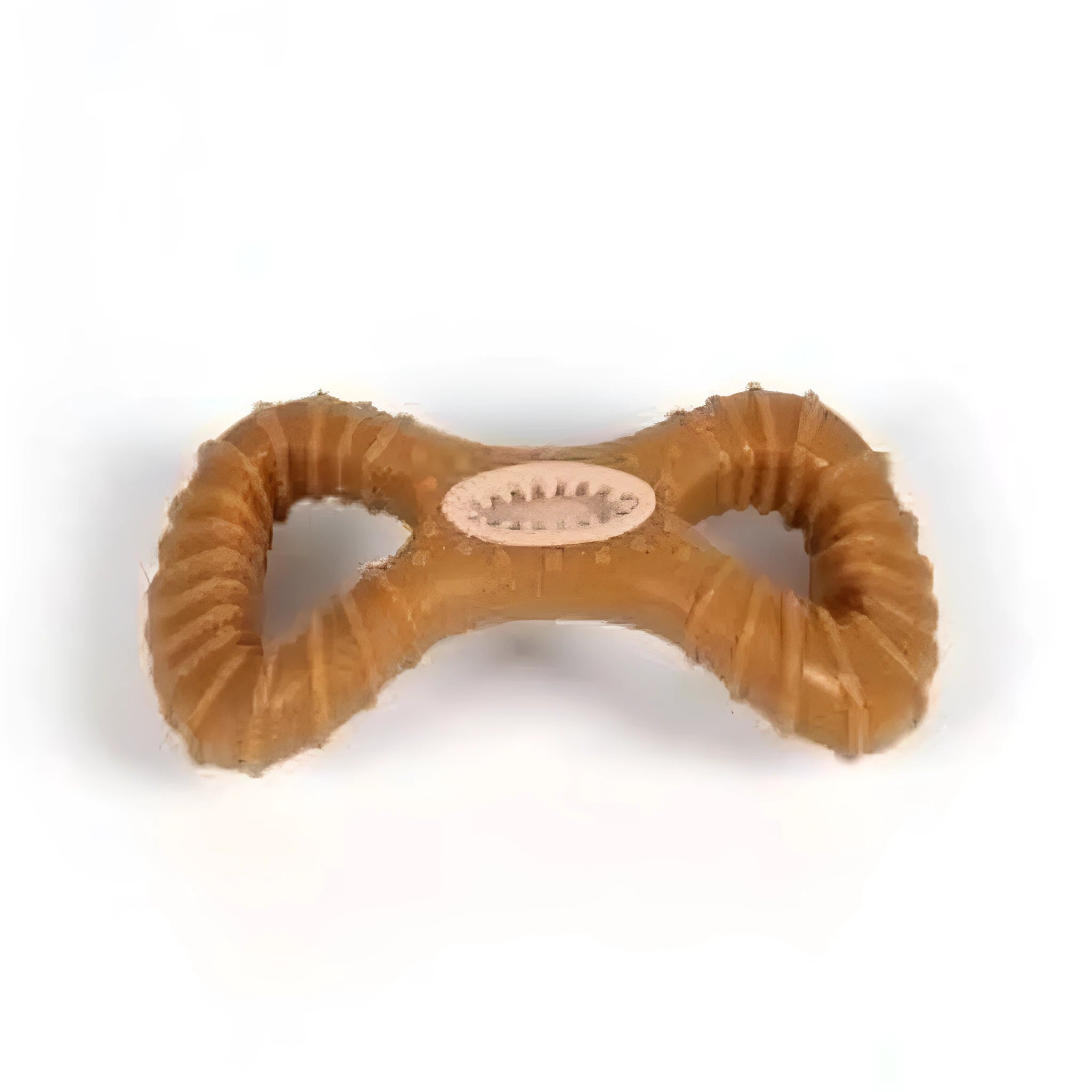 Durable nylon dog chew bone for teeth cleaning, shown in 8-shape and Y-shape options.