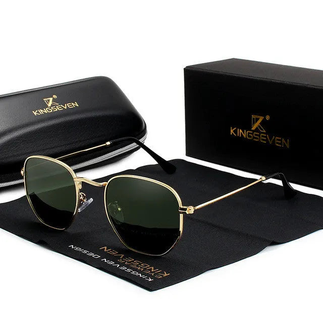 Classic round sunglasses for men with retro design in multiple colour options