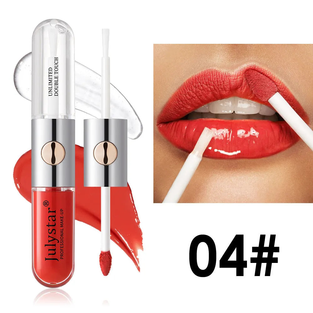 Women's moisturising lip gloss in 6ml size, shown in one of nine available colour shades.