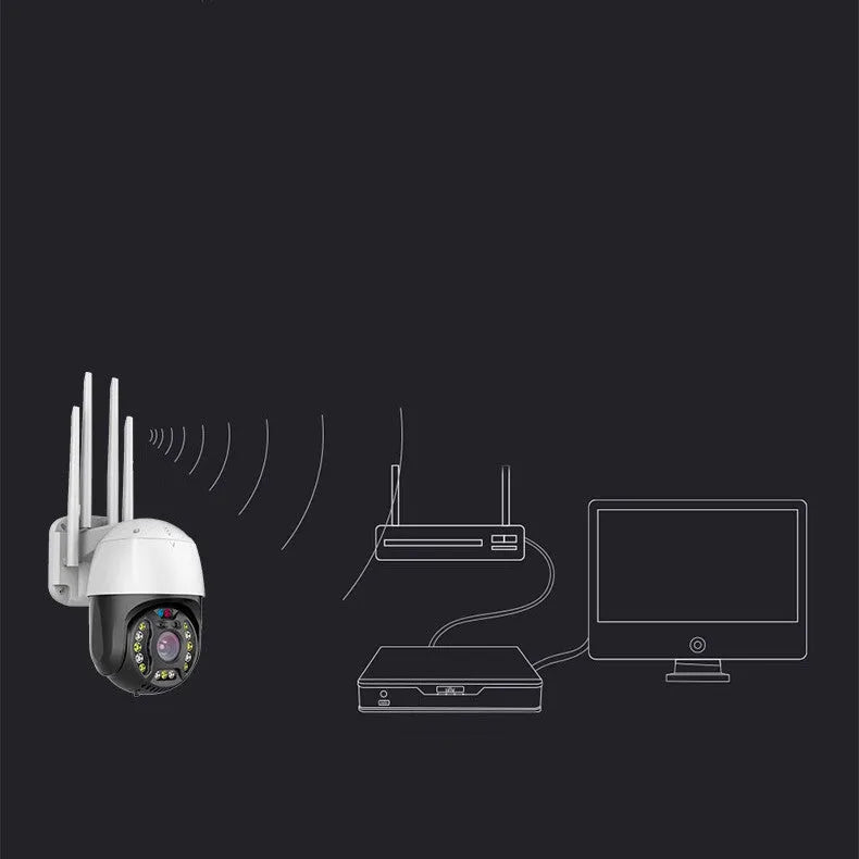 360 degree rotating outdoor surveillance camera dome with HD resolution for security monitoring