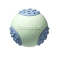 Green interactive rolling ball dog toy for small medium dogs, 64mm diameter