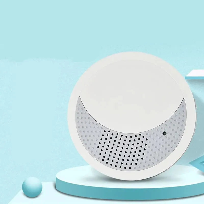 White electronic sleep aid device with nine sound options and timer controls