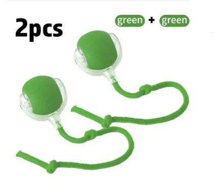 Self-moving silicone cat rolling ball toy in multiple colour options
