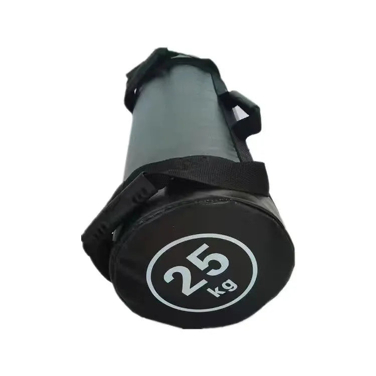 Fitness Energy Sack Power Bag weight training sandbag in flat white leather finish