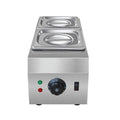 Commercial chocolate melting machine with temperature control display and double pot design