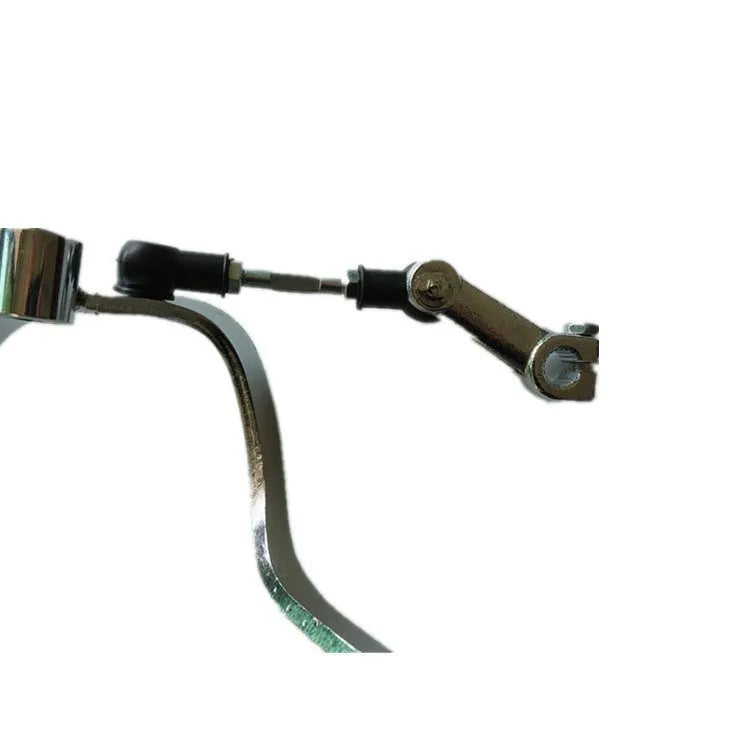 GS125 motorcycle gear lever showing 300mm length and coarse-fine teeth design
