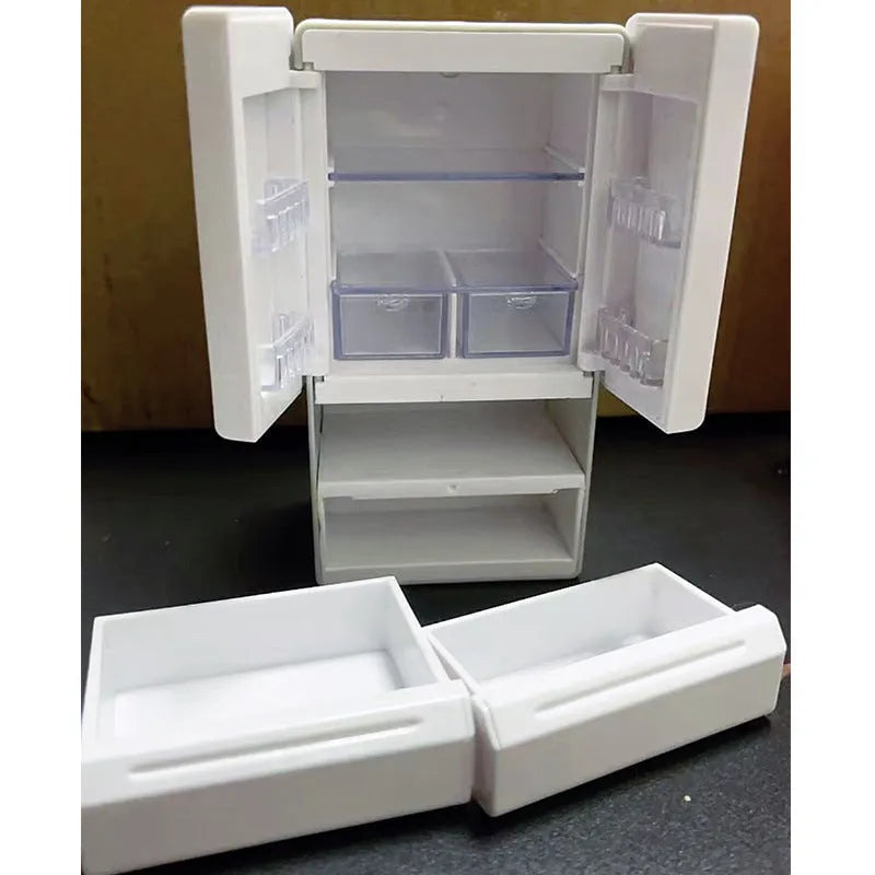 White plastic miniature candy toy model with LED light measuring 11.4cm high