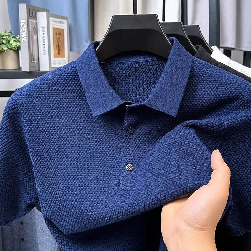 Loose fit cotton short sleeve pullover sweater in various colours with size chart